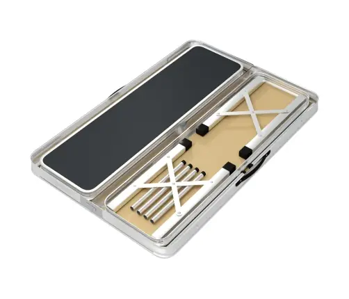 Kokkupandav Matkalaud 2 Pingiga, Alumiinium, Hall