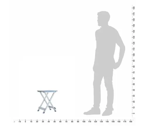 Matkatool, Alumiinium, 28 X 26 X 39 Cm