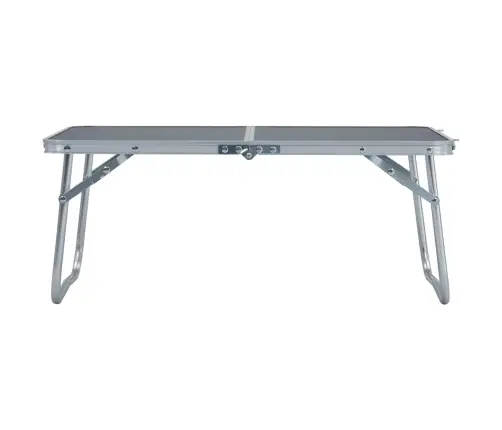 Sulankstomas Stovyklavimo Stalas, Pilkas, 60X40cm Aliuminis