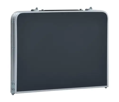 Sulankstomas Stovyklavimo Stalas, Pilkas, 60X40cm Aliuminis