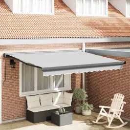 Pārklājuma Struktūra Antracīts 300 X 250 Cm Alumīnijs Vidaxl
