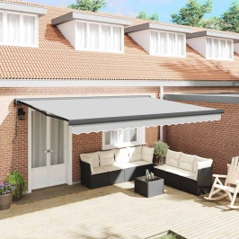 Pavėsinė Antracitas 4 × 3 M Metalas