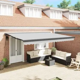 Pārklājuma Struktūra Antracīts 450 × 300 Cm Alumīnijs Vidaxl