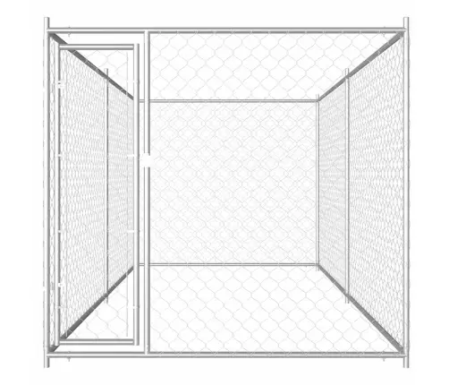 Suņu Voljērs, 382X192X185 Cm Vidaxl