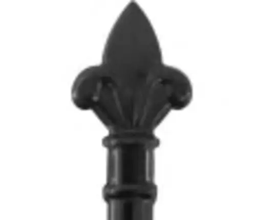 Divviru Žoga Vārti Ar Pīķiem Augšpusē, Melni, 3X2 M, Tērauds Vidaxl