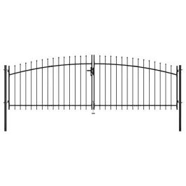 Dvigubi Vartai Su Iečių Viršugaliais, 400X200Cm