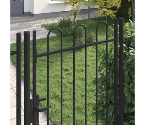 Ühepoolne Aiavärav Kumer, Teras, 1 X 2 M, Must