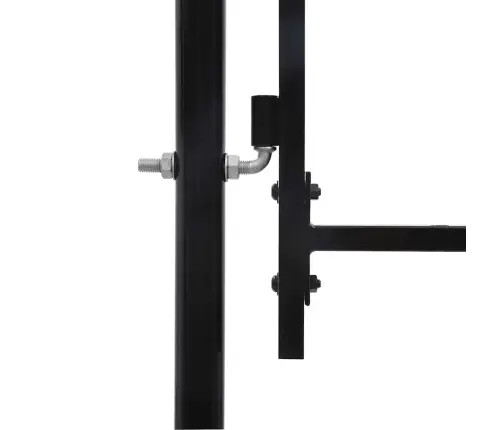 Ühepoolne Aiavärav Kumer, Teras, 1 X 2 M, Must