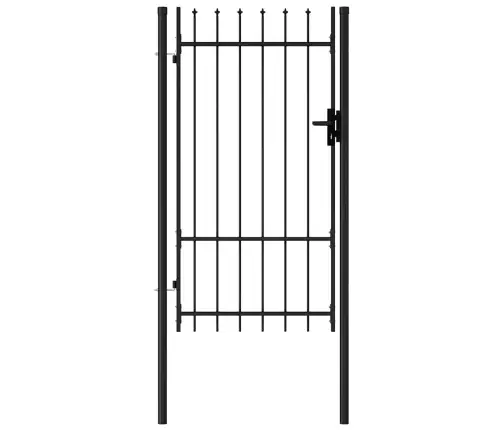 Varteliai Su Smailiais Viršugaliais, Juodi, 1X1,75M, Plienas