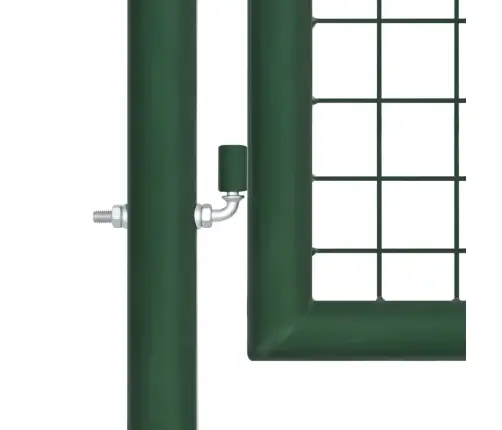 Sieta Žoga Vārti, Zaļi, 390X75 Cm, Tērauds Vidaxl