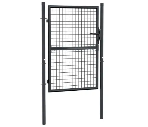 Tinkliniai Sodo Vartai, Cinkuotas Plienas, 100X125 cm Pilki