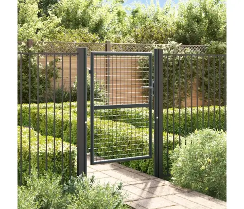 Tinkliniai Sodo Vartai, Cinkuotas Plienas, 100X125 cm Pilki