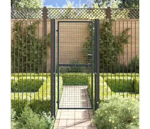 Tinkliniai Sodo Vartai, Cinkuotas Plienas, 100X200 cm Pilki