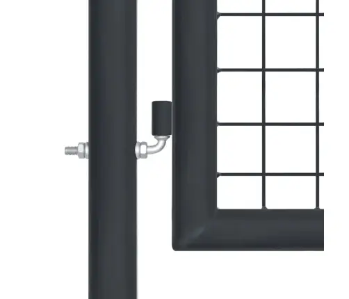 Sieta Žoga Vārti, 400X125 Cm, Cinkots Tērauds, Pelēki Vidaxl