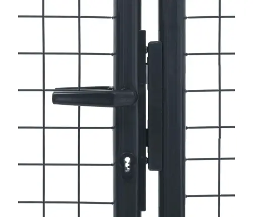 Sieta Žoga Vārti, 400X125 Cm, Cinkots Tērauds, Pelēki Vidaxl