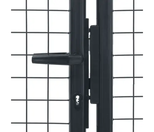 Dārza Vārti, Sieta, Cinkots Tērauds, 400X100 Cm, Pelēki Vidaxl