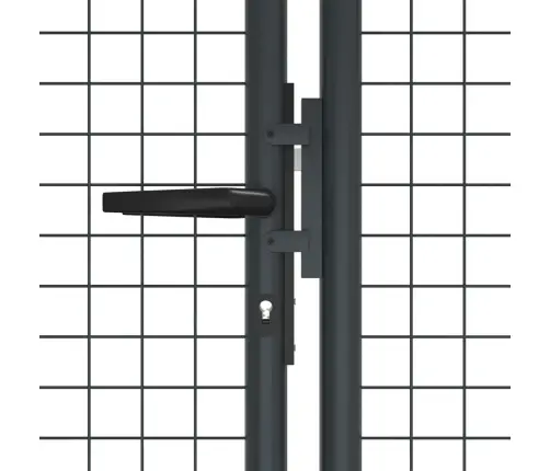 Dārza Vārti, Sieta, Cinkots Tērauds, 400X125 Cm, Pelēki Vidaxl