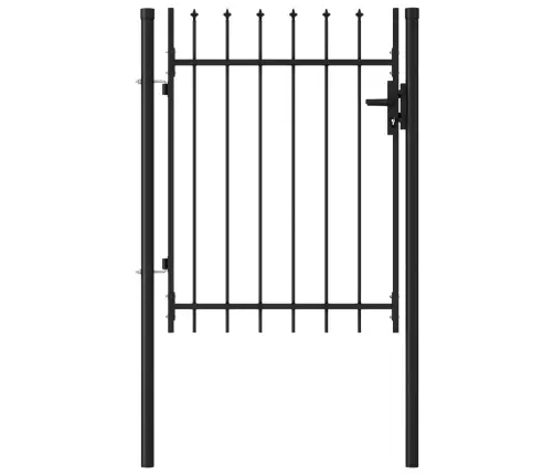 Varteliai Su Smailiais Viršugaliais, Juodi, 1X1,2M, Plienas