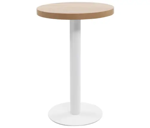 Bistro Galds, Gaiši Brūns, 50 Cm, Mdf Vidaxl