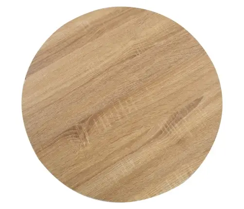 Bistro Galds, Gaiši Brūns, 60 Cm, Mdf Vidaxl