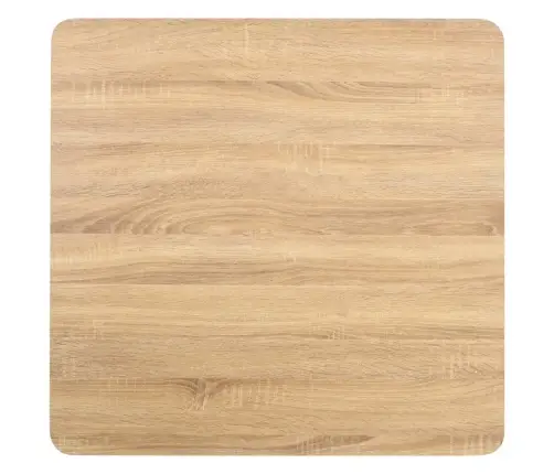 Bistro Galds, Gaiši Brūns, 80X80 Cm, Mdf Vidaxl