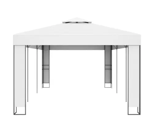 Varjualune, Topeltkatusega, 3 X 6 M, Valge