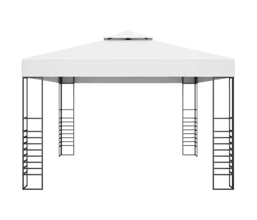 Dārza Nojume, Balta, 4X3X2,7 M, Pulvekrāsots Tērauds Vidaxl