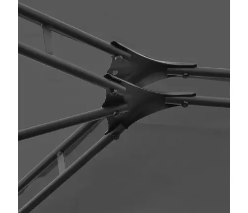 Dārza Nojume Ar Aizkariem, 4X3 M, Antracītpelēka Vidaxl