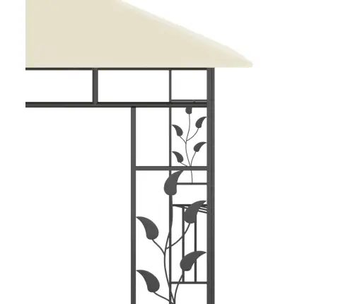 Pavėsinė Su Tinkleliu Nuo Uodų, Kreminė, 3X3X2,73M, 180G/M²