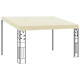 Dārza Nojume, Stiprināma Pie Sienas, 4X3X2,5 M, Krēmkrāsas Vidaxl