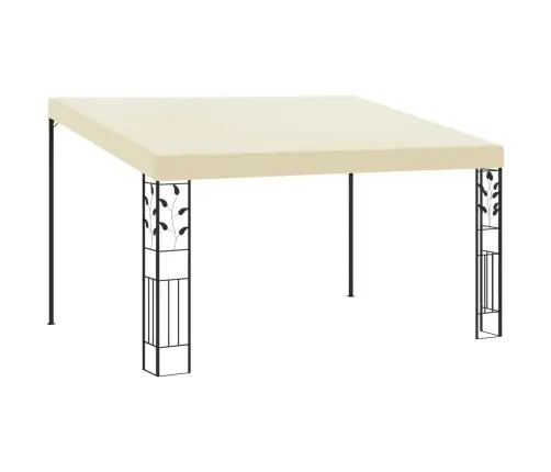 Dārza Nojume, Stiprināma Pie Sienas, 4X3X2,5 M, Krēmkrāsas Vidaxl