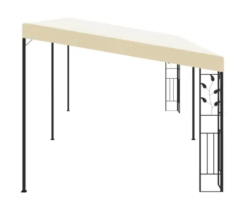 Prie Sienos Montuojama Pavėsinė, Kreminės Spalvos, 6X3X2,5M