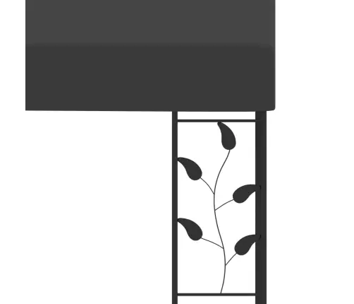 Prie Sienos Montuojama Pavėsinė, Antracito, 3X3X2,5M