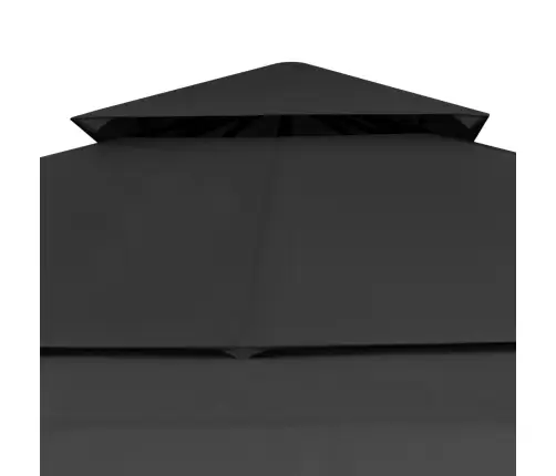 Nojume Ar 2 Izvelkamiem Jumtiem, 3X3X2,75 M, Pelēka,180 G/M² Vidaxl