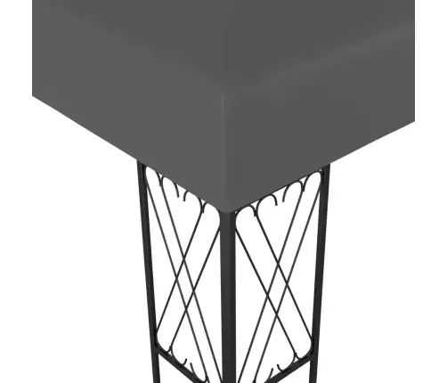 Dārza Nojume, 3X6 M, Antracītpelēks Audums Vidaxl