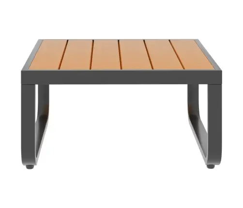 5-Daļīgs Dārza Mēbeļu Komplekts Ar Matračiem, Alumīnijs, Wpc Vidaxl