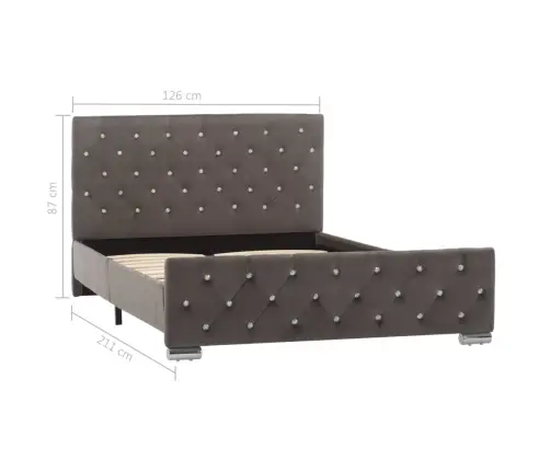 Voodiraam, Hallist Kangast, 120 X 200 Cm