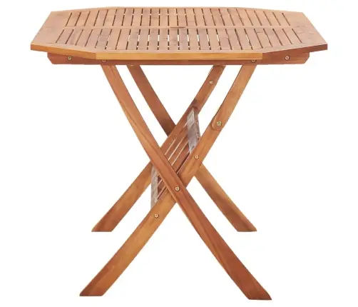 Saliekams Dārza Galds, 135X85X75 Cm, Akācijas Masīvkoks Vidaxl