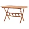 Saliekams Dārza Galds, 135X85X75 Cm, Akācijas Masīvkoks Vidaxl