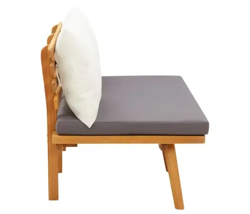 Sodo Suoliukas Su Pagalvėlėmis, 115cm Akacijos Masyvas