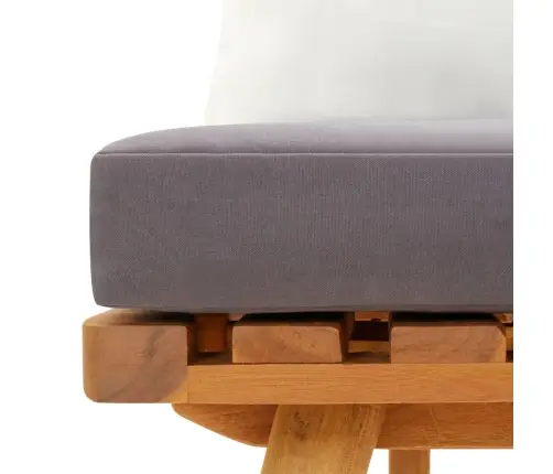 Sodo Suoliukas Su Pagalvėlėmis, 115cm Akacijos Masyvas