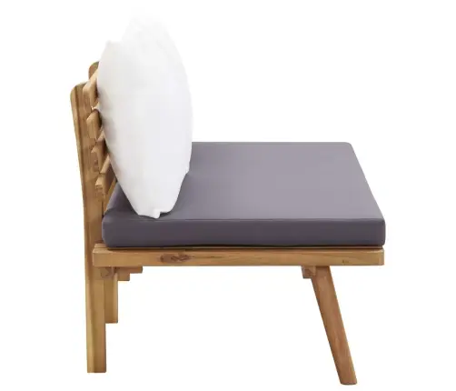 4-Osaline Aiadiivanikomplekt Patjadega, Akaatsiapuit