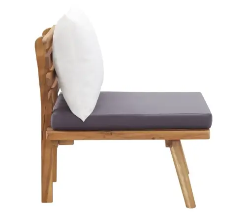 4-Osaline Aiadiivanikomplekt Patjadega, Akaatsiapuit