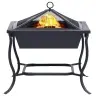 Laužavietė, Juodos Spalvos, 42X42X45cm Plienas