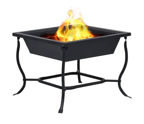 Laužavietė, Juodos Spalvos, 42X42X45cm Plienas