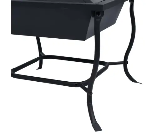 Laužavietė, Juodos Spalvos, 42X42X45cm Plienas