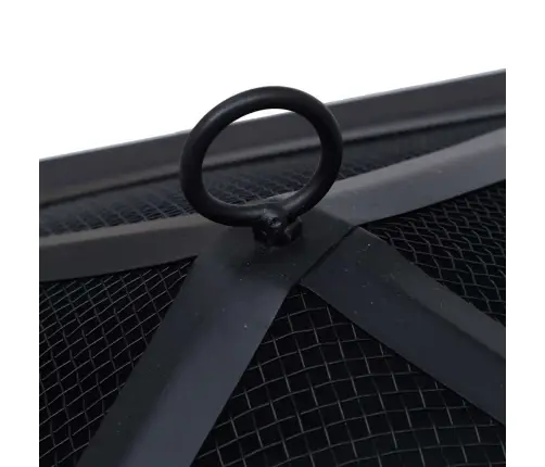 Laužavietė, Juodos Spalvos, 42X42X45cm Plienas