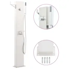 Dārza Duša, Jaucējkrāns, 110 Cm, Nerūsējošs Tērauds Vidaxl