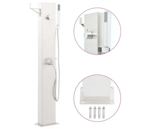 Sodo Dušo Maišytuvas, 110cm Nerūdijantis Plienas