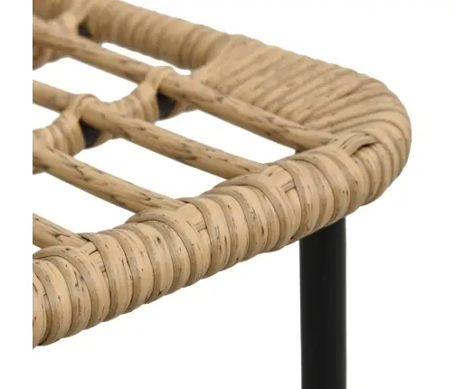 Dārza Krēsli, 2 Gab., Pe Rotangpalma, Ozolkoka Krāsa Vidaxl